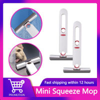 แบบพกพา Mini Mop Handheld Squeeze Mops สำหรับโต๊ะห้องอาบน้ำรถกระจกหน้าต่างฟองน้ำทำความสะอาดเครื่องมือทำความสะอาดในครัวเรือน