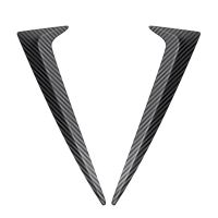 Car Carbon Fiber Vertical Rear Window Side Spoiler Wing for Sienna 2020-2022 Rear Window Mirror Tail Accessories Parts Kits