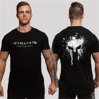 2022 New mens T-shirt Summer casual T-shirt gym exercise outdoor running cotton T-shirt men Sports With short sleeves