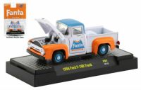 M2 1:64 1956 FORD F-100 TRUCK F01 Metal Diecast Alloy toy cars Model Vehicles For Children Boys gift hot