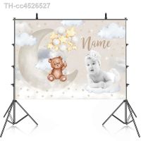 ✳△ Happy Christening Baptism Birthday Backdrop Photography Baby Shower Background Custom Text