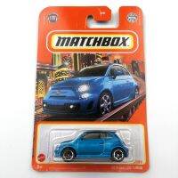 2022 Matchbox 2019รถเฟียต500เทอร์โบ1/64โลหะหล่อของเล่นแบบชุดสะสมยานพาหนะ