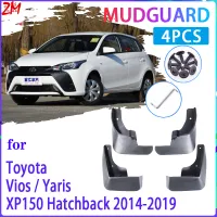 Car Mud Flaps for Toyota Vios Yaris XP150 Hatchback 2014~2019 2015 2016 Mudguard Splash Guards Fender Mudflaps Auto Accessories