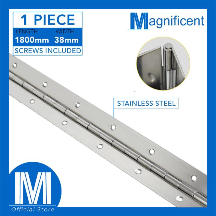 Stainless Steel Piano Hinge Or Continuous Hinge With Hole 6ft Lazada Ph 8329