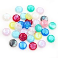 New Fashion 40pcs 12mm Mix Colorful Suger Color Flat back Resin Cabochons DIY Jewelry Accessories Wholesale Supplies DIY accessories and others