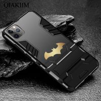 Bat Kickstand Case For iPhone 12 Mini 11 Pro Max XS XR X 8 7 6 6S Plus SE 2020 Magnetic Shockproof Armor TPU PC Phone Cover Capa