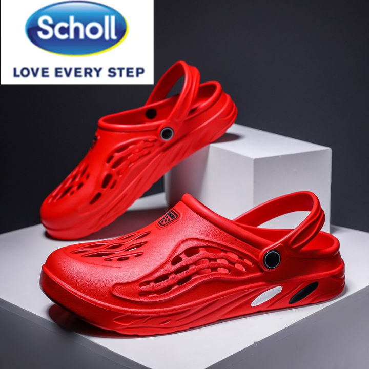 รองเท้า-scholl-สกอลล์-scholl-รองเท้าแตะสำหรับนวดรองเท้าแตะสไตล์ใหม่และรองเท้าแตะสำหรับผู้ชายรองเท้าแตะเพื่อสุขภาพบ้านพื้นแบนด้านนอกสวมใส่ได้ทุกแบ-รองเท้าสกอลล์-nbsp-รองเท้าสกอ-สกอล์-scholl-รองเท้าสกอล