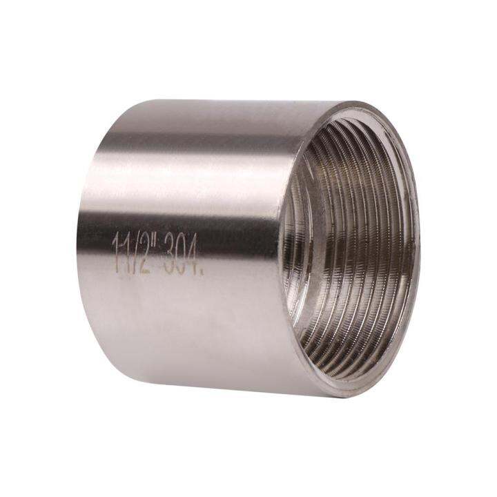 ข้อต่อเกลียวในสเตนเลส-city-1-1-2-นิ้วstainless-steel-coupling-fpt-city-1-1-2in-ของแท้100