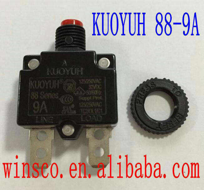 ปุ่ม88-9a 100% Kuoyuh เซอร์กิตเบรกเกอร์88 Series 9a