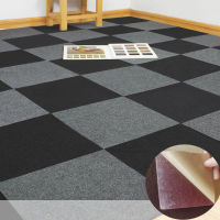 Mordern Style Car 30x30cm Stitching Color Living Room Coffee Table Car Self Adhesive Ground Mat Decor Office Rug Nonslip