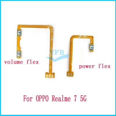 สําหรับ OPPO Realme 7 7i Pro 4G 5G Power ON OFF Volume Up Down Side Button Switch Key Flex Repair Parts