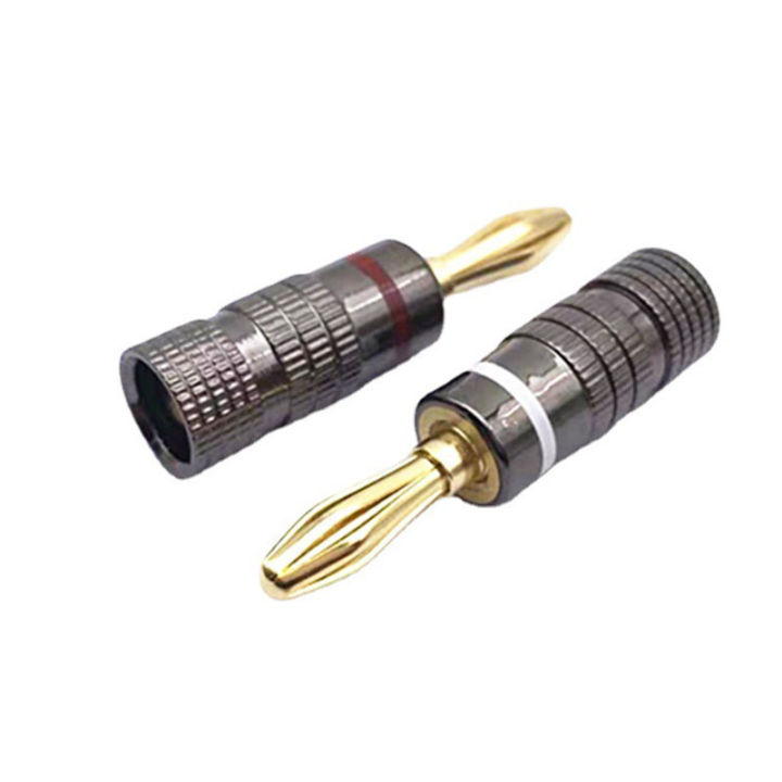 qkkqla-4mm-banana-jack-plug-straight-pre-amplifier-gold-plated-connector-solder-free-audio-adapter-speaker