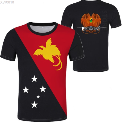 PAPUA NEW GUINEA (สต็อกเพียงพอ) T Shirt Name Number Png T-shirt Photo Clothes Print Diy Custom Made Not Fade Not Cracked Tshirt Jerseyคุณภาพสูง size:S-5XL