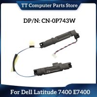 ลำโพงในตัวแล็ปท็อปในตัว7400 E7400ดั้งเดิมสำหรับ Dell ใหม่ P743W 0P743W PK23000YM00จัดส่งเร็ว