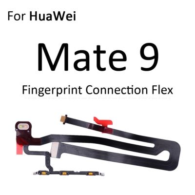 ปุ่มโฮมเซ็นเซอร์ลายนิ้วมือสำหรับ Huawei Mate 10 9 Pro Lite,ปุ่มย้อนกลับการจดจำรหัสสัมผัสปุ่มเชื่อมต่อเมนูสายเคเบิลงอได้ Ribbon