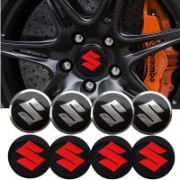 Auto parts 4PCS 56mm Suzuki Logo Car Wheel Center Hub Cap Sticker Auto Tire Emblem Badge Decal