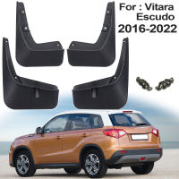 รถ Mud Flaps สำหรับ Suzuki Vitara Edcudo 2016 2017 2018-2022 Mudflaps Splash Guards Mudguards Fender ด้านหน้าและด้านหลัง Protector