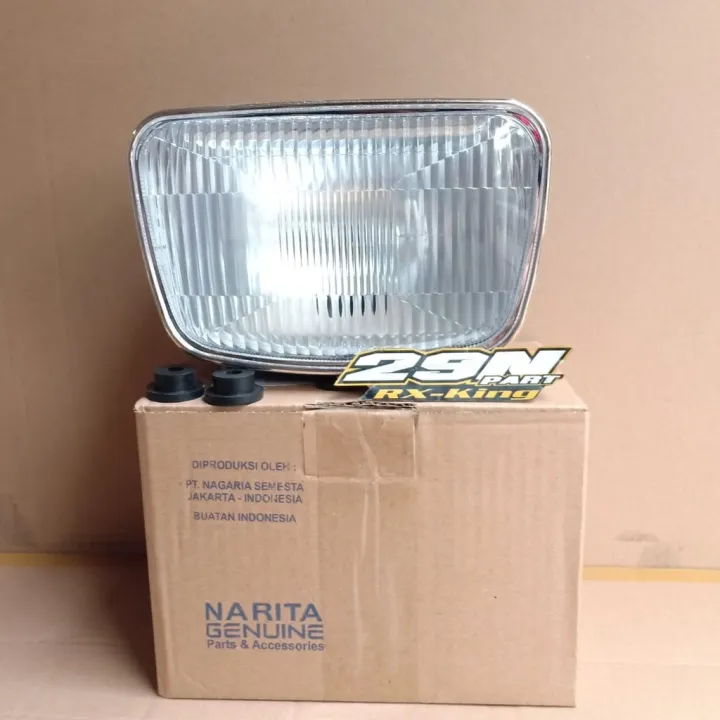 Headlamp Reflektor Lampu Depan Oval Rx King RXK Scorpio New Lokal Merek