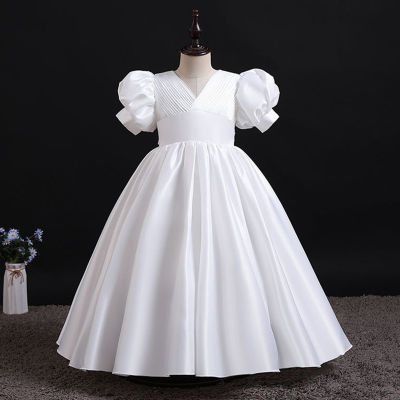 Girls Party Dress Lace Tutu Formal Kids Dresses For Girls Children Costume Elegant Princess Dress Flower Girls Wedding Dress