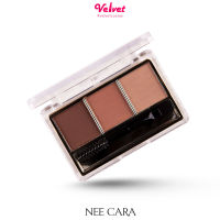 Nee Cara คิ้วฝุ่น 3-color mlx brow powder N300