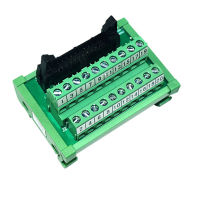 GINRI 20TBC Adapter Board MIL IDC 20 PIN Connector สัญญาณรีเลย์โมดูล Terminal Block Breakout Board DIN Rail Interface Modules