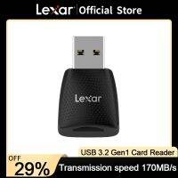 Lexar อ่านการ์ดไมโครการ์ดรีดเดอร์ SD 170MB/S USB 3.2ไปยัง TF การ์ดความจำสำหรับพีซีอุปกรณ์เสริมแล็ปท็อปเครื่องอ่านบัตรหลายเครื่องอ่านการ์ด