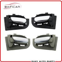 Baificar Brand New Genuine Front Rear Chrome Interior Door Handles For Peugeot 206 207 Citroen C2