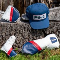 PING Golf Club #1 #3 #5 Wood Headcovers Driver Fairway Woods Cover PU Leather Head Covers Golf Putter Cover