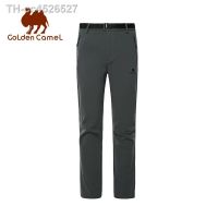 ☬☂ camel calça casual masculina 2022 outono inverno ar livre softshell caminhadas calças esportivas além de veludo quente retas