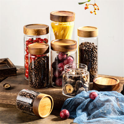 High-quality Glass Containers For Pantry Organization Food-grade Glass Storage Containers Refillable Glass Containers For Kitchen Storage Tangerine Peel And Grain Storage Jars Sealed Glass Bottles For Household Storage