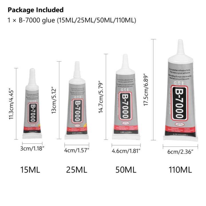 1-5-15pcs-9ml-15ml-25ml-50ml-110ml-b7000-clear-contact-diy-universal-adhesive-repair-b-7000-glue-with-precision-applicator-tip