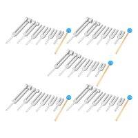 30Pcs Aluminum 128Hz-4096Hz Tuning Fork Kit Healing Sound Vibration