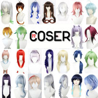 【COSER 77】 Anime Genshin Impact Lisa Minci Eula Beidou เครื่องแต่งกายคอสเพลย์ การ์ตูนอะนิเมะ Man Woman Wig Hair Prop Cospaly Genshin Wig Hair