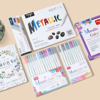 art supplies pearlescent metallic paint marker set manga book graffiti color metallic marker erasable Water-based ink marker pen