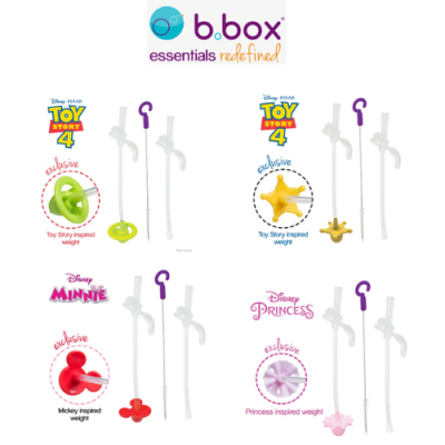 Bbox x Disney หลอดอะไหล่+แปรงล้างหลอด Sippy Cup รุ่น Disney