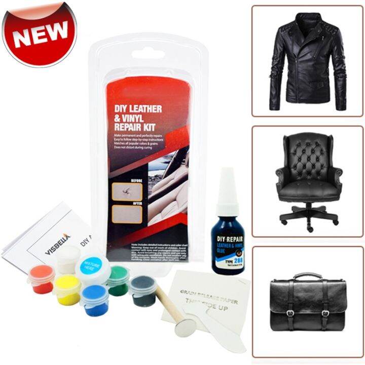 Liquid Leather Vinyl Repair Kit Restorer Furniture Car Seats Sofa