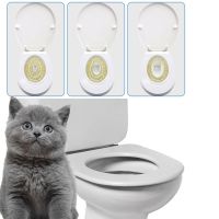 Portable Cat Toilet Training Device Toilet for Teaching Cat Bedpans Cat Puppy Toilet Seat Pad Professional Trainer Indoor Clean