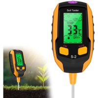4/5 In 1 Household Potted Pot Soil Tester PH Detector Acidity Meter Illuminance Meter Temperature Hygrometer Moisture Meter 4.7 Ph Detector Ph Detector Soil Ph Detector for Water Ph Detector for Plants ZenababyShop