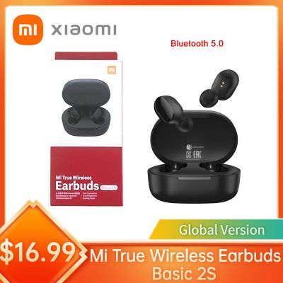 ZZOOI Global Version Xiaomi Mi True Wireless Earbuds Basic 2S Bluetooth 5.0 Headset TWS Earphones Gaming Mode Touch Control With Mic