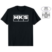 （พร้อมส่ง）T-shirt  เสื้อยืด RACING เสื้อซิ่ง [COTTON 100%] [HKS]