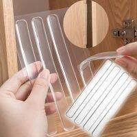 Silicone Self Adhesive Buffer Pads Refrigerator Anti-collision Strip Door Stopper Cabinet Bumpers Transparent Wall Protector Pad