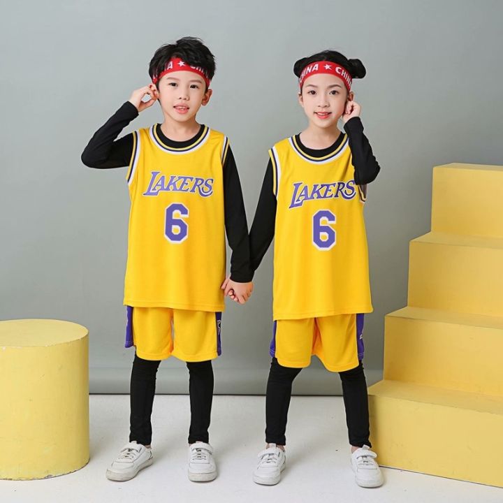 2022-los-angeles-lakers-james-no-6-basketball-jersey-set-for-kids