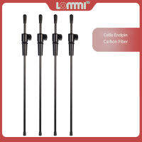 LOMMI 4PCS สีดำคาร์บอนไฟเบอร์ Cello Endpin 34 44 Cello Acoustic Cello ไฟฟ้า Cello Luthier Repair Extended End Pin