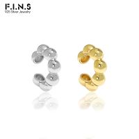 【HOT】✠ F.I.N.S 1PC Sterling Ear Cuffs for Non Pierced Bead Clip Earrings without Hole Jewel