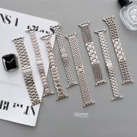 “：{+ Starlight Metal Strap For  Watch 8 7 6 5 SE 4 40Mm 45Mm For Iwatch Ultra 49Mm 41Mm 44Mm 38Mm 42Mm Stainless Steel Bracelet