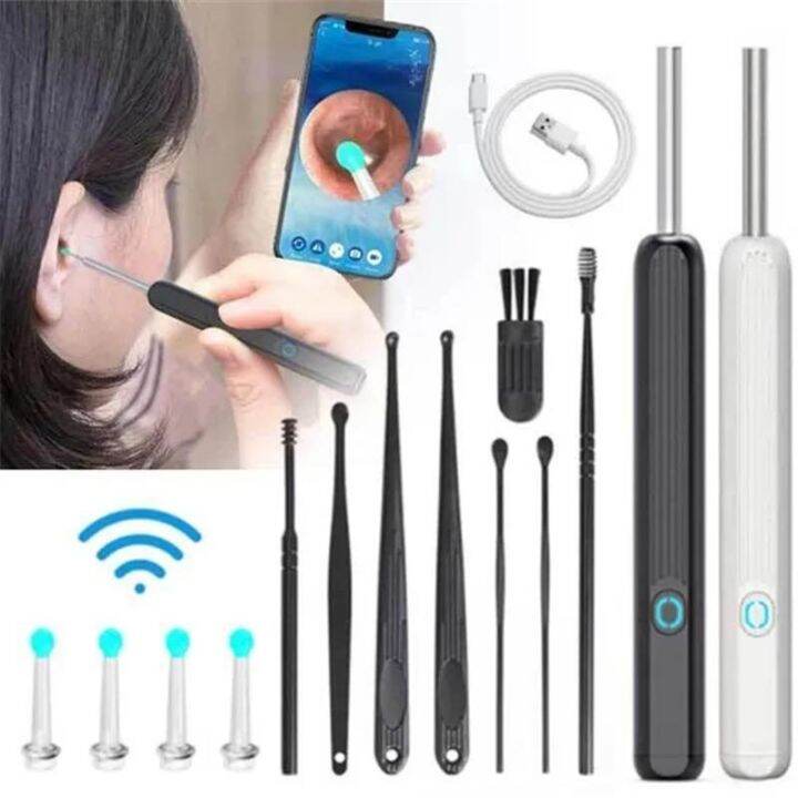 Wireless Ear Wax Remover Tool with Camera HD Ear Endoscope Spoon