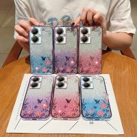 Y35เคสสำหรับ Vivo +/Y27เคส4G เลนส์พลอยเทียมขนาดเล็กไล่ระดับสีรวมทุกอย่างเคสโทรศัพท์กันตกป้องกันการกระแทก