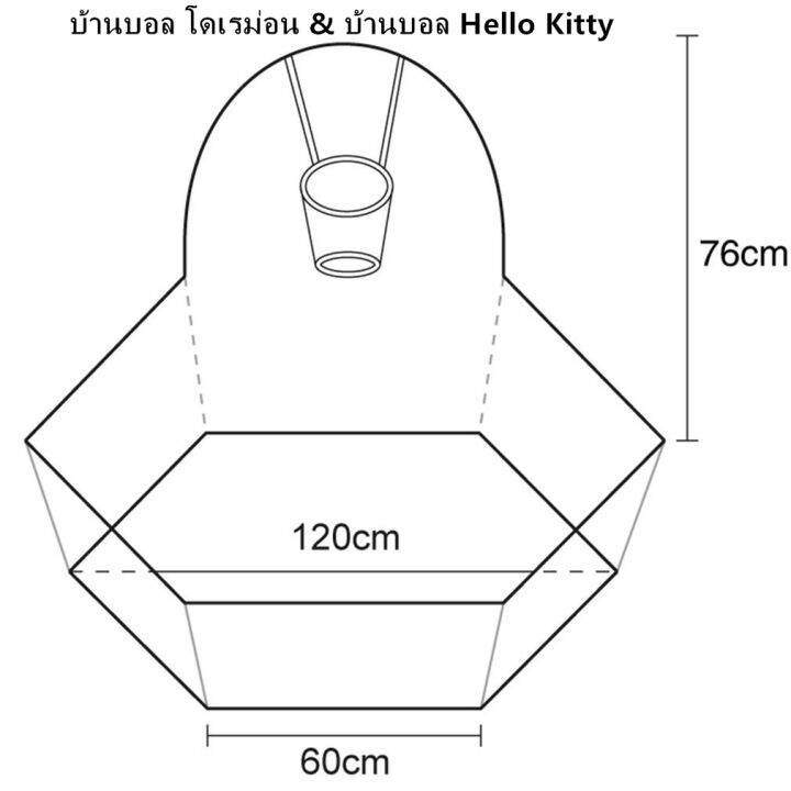 kittyhome-สระบอล-ขนาด-1-2-เมตร-ของเล่นสำหรับเด็ก