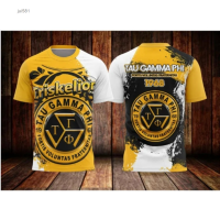 2023 New Fashion Summer High Quality Triskelion 54 Fraternity Full Sublimation Tau Gamma Phifrat Shirt 3d Polo t Shirt 7 ，Size:XS-6XL Contact seller for personalized customization of name and logo high-quality