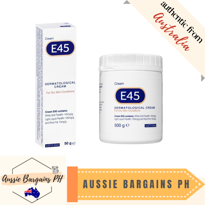 E45 Moisturising Cream For Dry Skin And Eczema 50g125g500g Lazada Ph